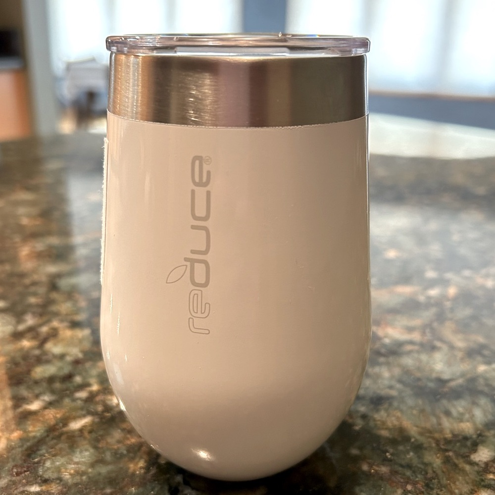 White Reduce Insulated Tumbler - NWOT
